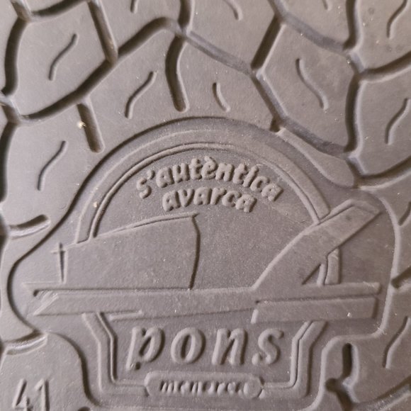 Pons Leather Menorca Sandals, Size 10 Ankle Strap Open Toe Mustard Yellow - Picture 5 of 5